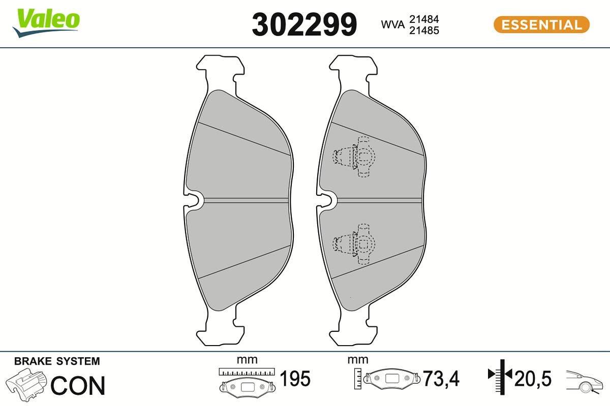 BRAKE PADS FIRST MER CLK 06.99 12.03